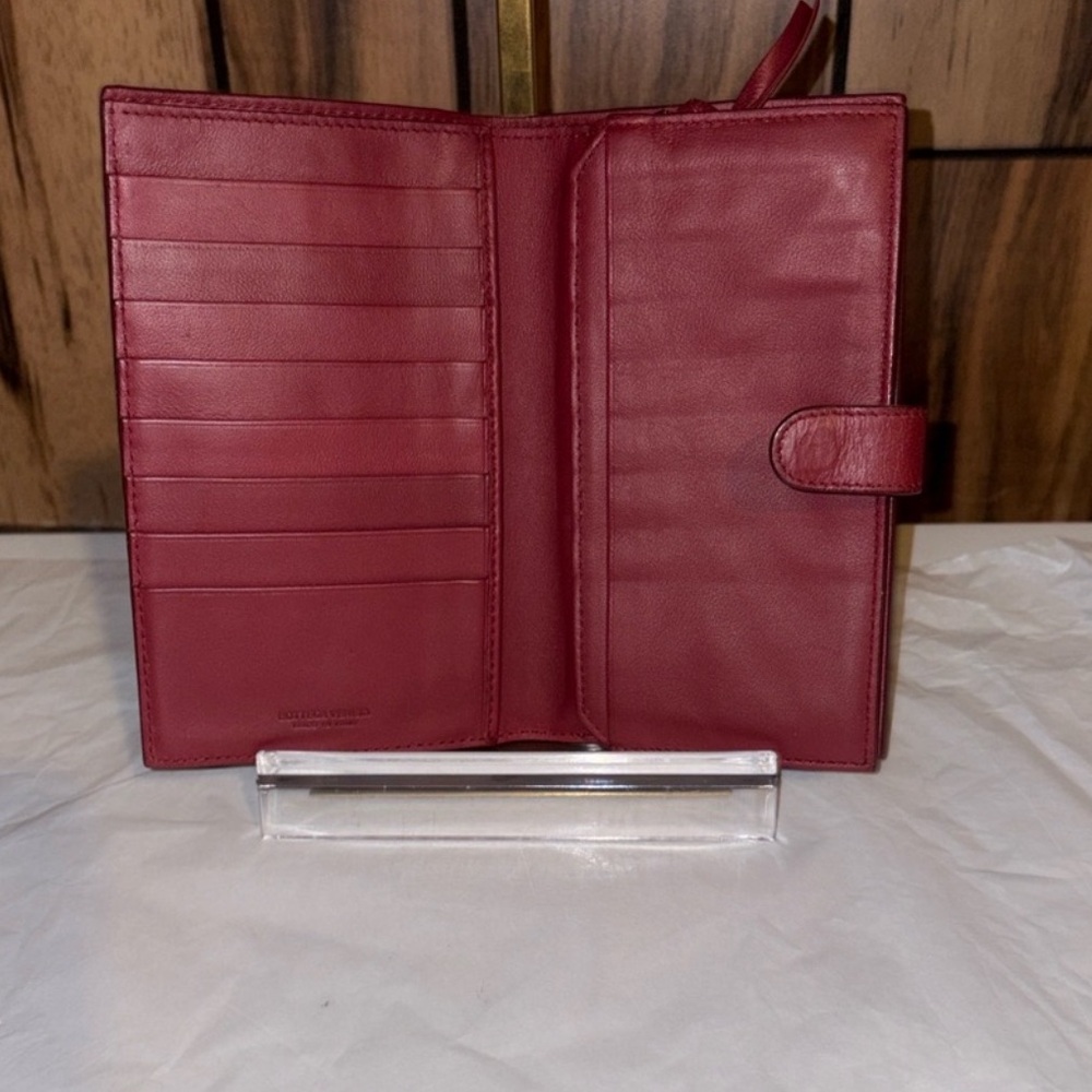 Bottega Veneta red wallet - Picture 3 of 5
